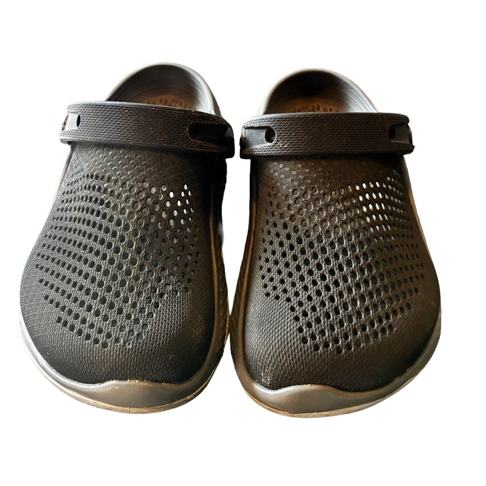 Crocs LiteRide 360 Clogs Black Slate Gray Women’s 6 Men’s 4 🖤 - Picture 2 of 6